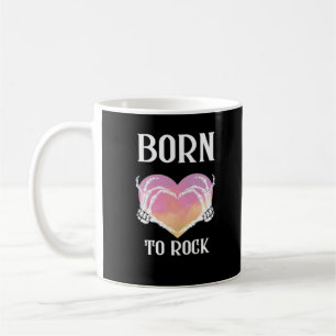 Mug Squelette Mains Graphisme Coeur Pour Classique