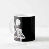 Mug Squelette Manger Halloween Candy (Devant gauche)