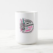 Mug Squelette Mentalement Épicé Antisocial Introverti (Centre)
