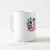 Mug Squelette Mentalement Épicé Antisocial Introverti (Devant gauche)