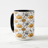 Mug Squelette mignon pour s'amuser à Halloween (Devant gauche)