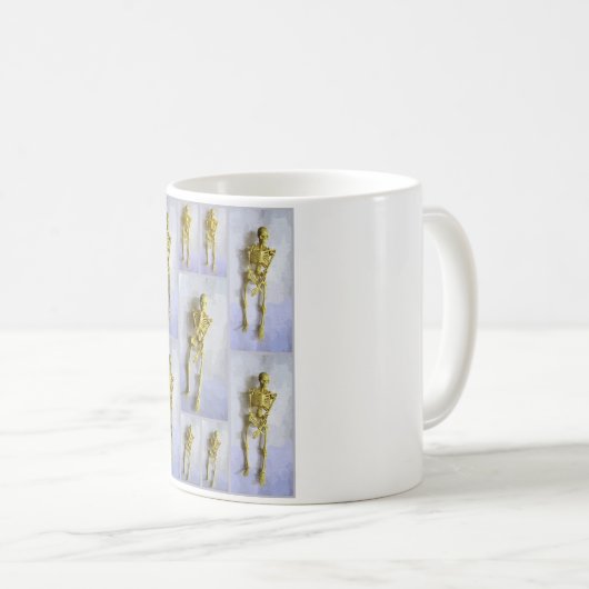 Mug Squelette Musique (Devant droit)