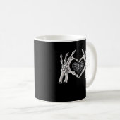 Mug Squelette Ribs SIGNE DE COEUR MAIN (Devant droit)