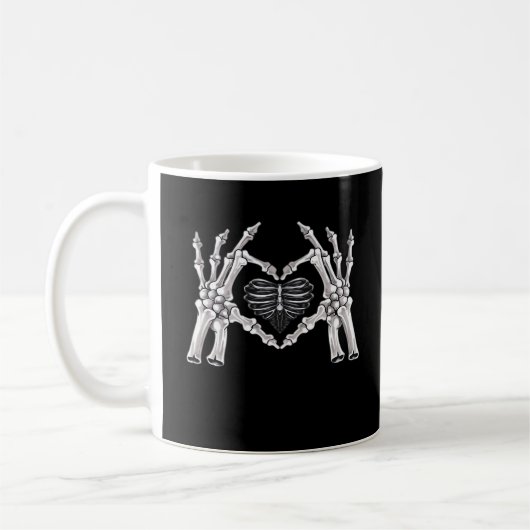 Mug Squelette Ribs SIGNE DE COEUR MAIN (Gauche)