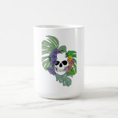Mug Squelette Rose et Monstera (Centre)