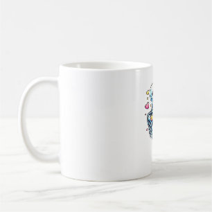 Mug Squelette serrant un berger allemand � Unique goth