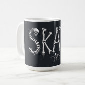 Mug Squelette SKATE Design Horreur (Devant gauche)
