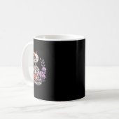 Mug Squelette Super Rétro Restant Vivant Café Hallowe (Devant gauche)
