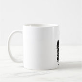 Mug Squelette tenant un chat (Gauche)