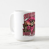 Mug Squelette Western Survivant Rancunier (Devant gauche)