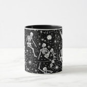 Mug Squelettes sur fond spatial (Centre)