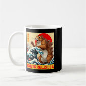 Mug Squirrel Japanese Art Funny Squirrel For Men Women (Gauche)
