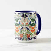 Mug Squirrels Birds & Butterflies Pattern (Devant droit)