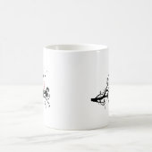 Mug Squrrels avec les coeurs rouges sur la branche (Centre)