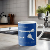 Mug SR-71 Blackbird - Plan directeur de l'avion ABD