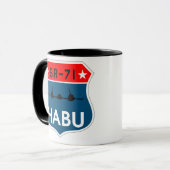 Mug SR-71 Habu Mach 3 Insigne commémoratif (Devant gauche)