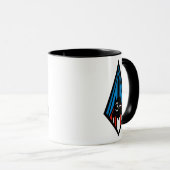 Mug SR-71 Habu Mach 3 Insigne commémoratif (Devant droit)