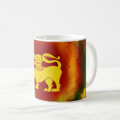 Mug Sri Lanka Drapeau Lion design pour Sri Lankais (Devant droit)