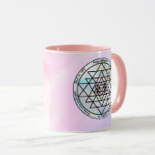 Mug Sri Yantra – Customizable Protection Talisman (Devant droit)