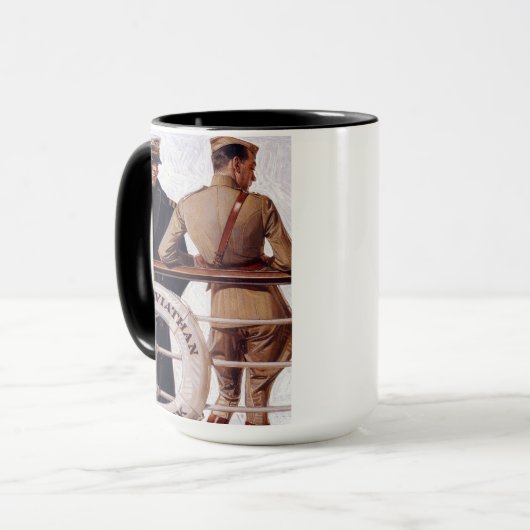 Mug SS Leviathan, 1918 par Joseph Christian Leyendecke (Devant gauche)