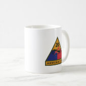 Mug SSI - 20e division blindée avec bande de nom (Devant droit)