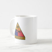 Mug SSI - 20e division blindée avec bande de nom (Devant gauche)