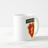 Mug SSI - 25e division d'infanterie avec texte (Devant droit)
