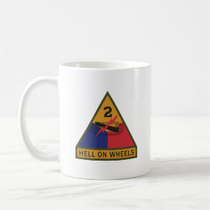 Mug SSI - 2e division blindée avec bande de nom