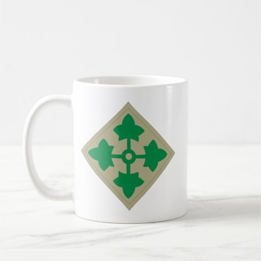 Mug SSI - 4e division d'infanterie - texte (Gauche)