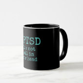 Mug SSPT traumatisme de la SSPT santé mentale (Devant droit)