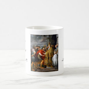 Mug St Ambrose et empereur Theodosius Paul Rubens