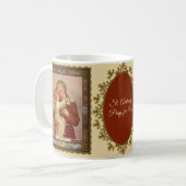 Mug St Anthony catholique de bébé Jésus de Padoue (Devant gauche)