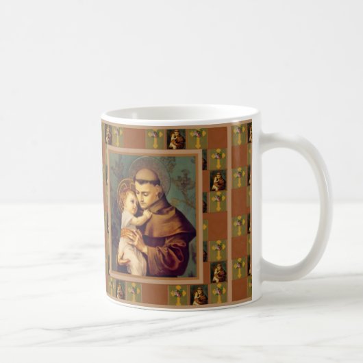 Mug St Anthony de Padoue avec le bébé Jésus (Droite)