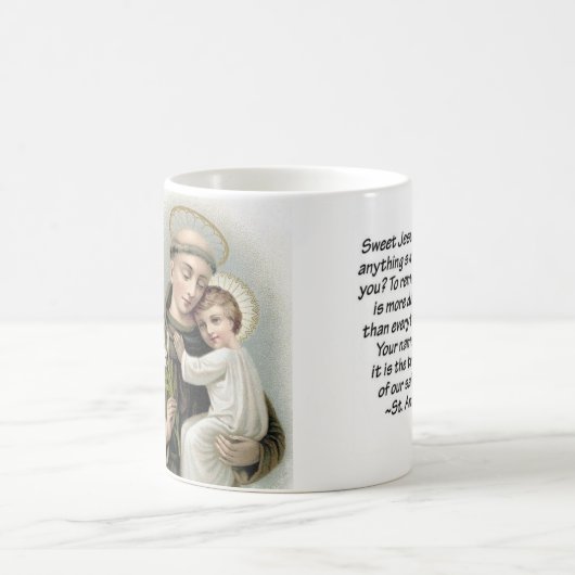 Mug St Anthony et bébé Jésus (Centre)