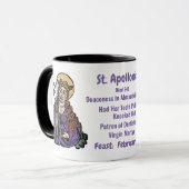 Mug St. Apollonia avec dent pullée (Nuremberg) (Devant gauche)
