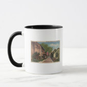 Mug St Augustine, FL - Aviles St. en Vieux Espagnol (Gauche)