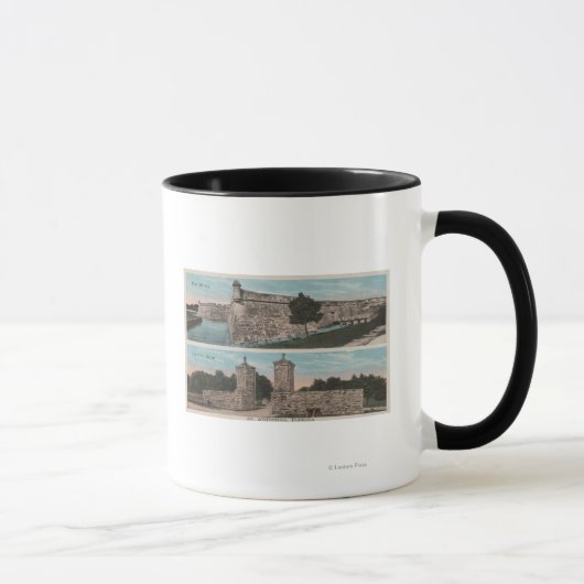 Mug St. Augustine, FL - Vue de Ft. Marion & City (Droite)