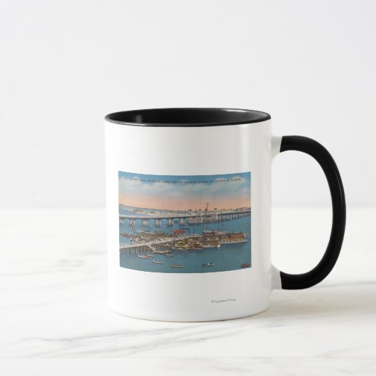 Mug St. Augustine, FL - Vue du pont des Lions (Droite)