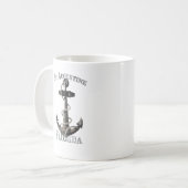 Mug St Augustine Florida Vacation Ancre nautique Sai (Devant gauche)