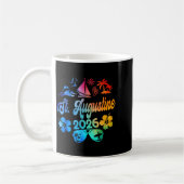 Mug St. Augustine Floride 2026 Vacances Tie Dye Été (Gauche)