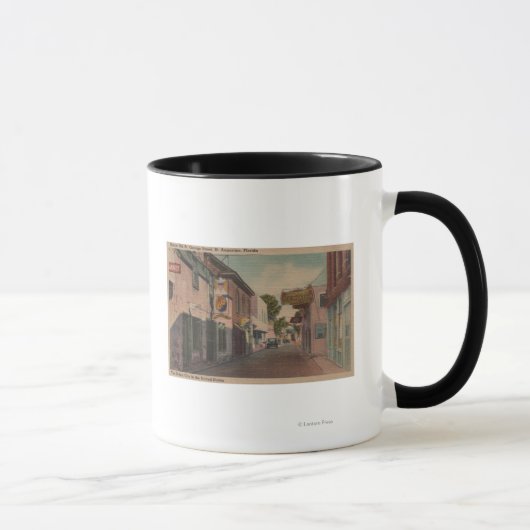 Mug St. Augustine, Floride - Vue sur St. George St. 2 (Droite)
