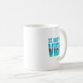 Mug St. Barthélemy Vibes | Plage tropicale  (Devant droit)