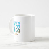 Mug St. Barthélemy Vibes | Plage tropicale  (Devant gauche)