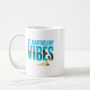 Mug St. Barthélemy Vibes   Plage tropicale 