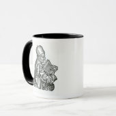 Mug St Bede de 'Liber Chronicarum (Devant gauche)
