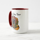 Mug St Bernard laide chien visage muette (Devant gauche)