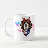 Mug St. Bernard Maman mignonne Amoureux des chiens de  (Gauche)