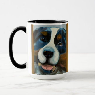 Mug St Bernard | Mugue bicolore, 45 cl