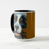 Mug St Bernard | Mugue bicolore, 45 cl (Devant gauche)