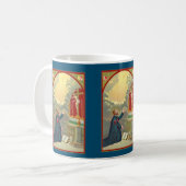 Mug St. Camillus prier avant un crucifix (M 020) (Devant gauche)